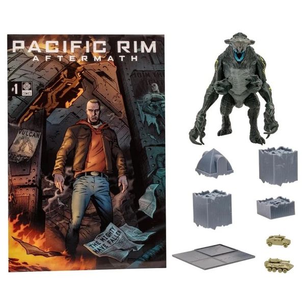 Kaiju WV1 Knifehead Figure With Pacific Rim Comic Book