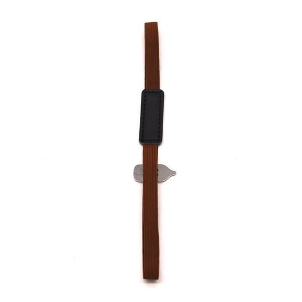 5-Piece Elastic PU Leather Band Bookmark with Retractable Rope &amp; Compass