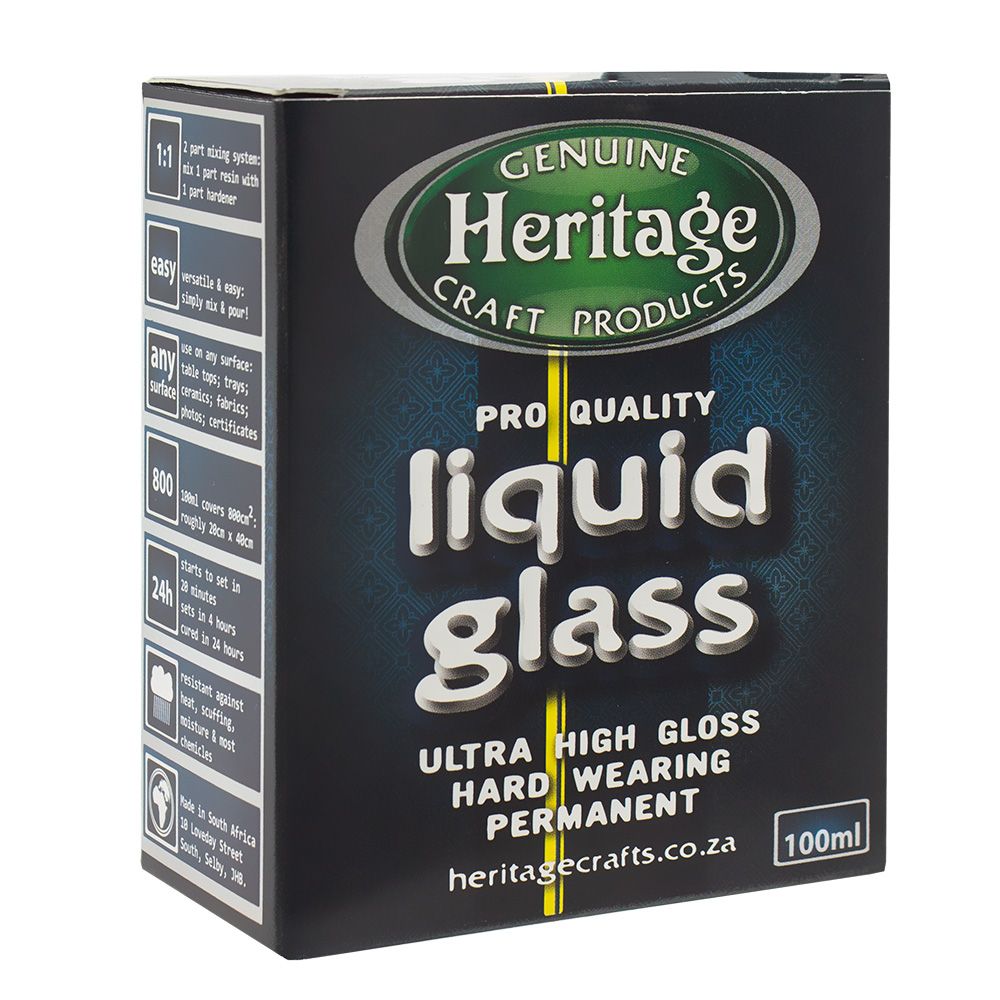Heritage Liquid Glass Resin 100ml Buy Online in South Africa