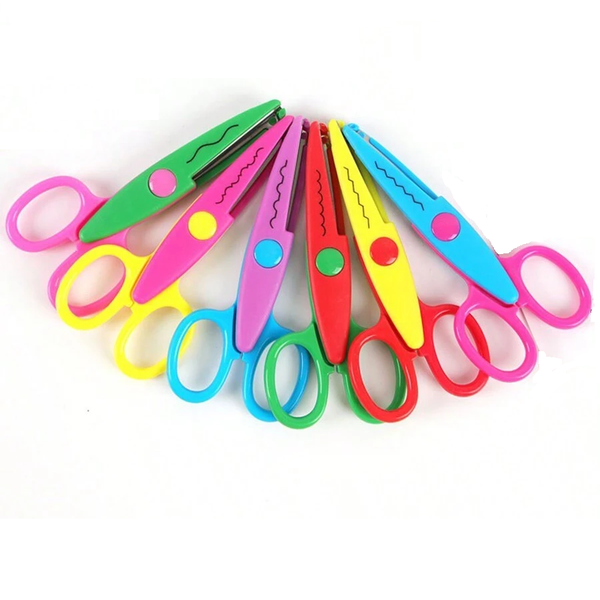 6-Piece Kids Craft Scissors Set with Decorative Edges