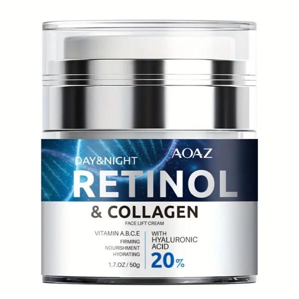 AOAZ Retinol &amp; Collagen Face Cream with Hyaluronic Acid - 50g