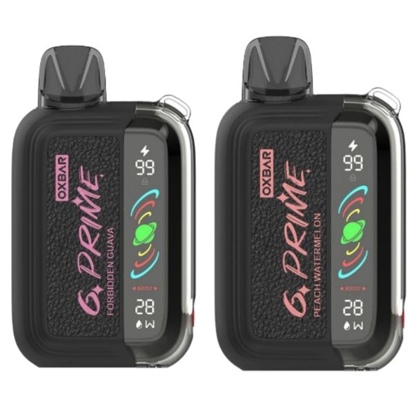 Oxbar G-Prime NEW 25k - Forbidden Guava &amp; Peach Watermelon (Pack of 2)