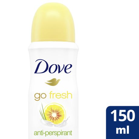 Dove Go Fresh Grapefruit and Lemongrass Antiperspirant Deodorant Body Spray 150ml