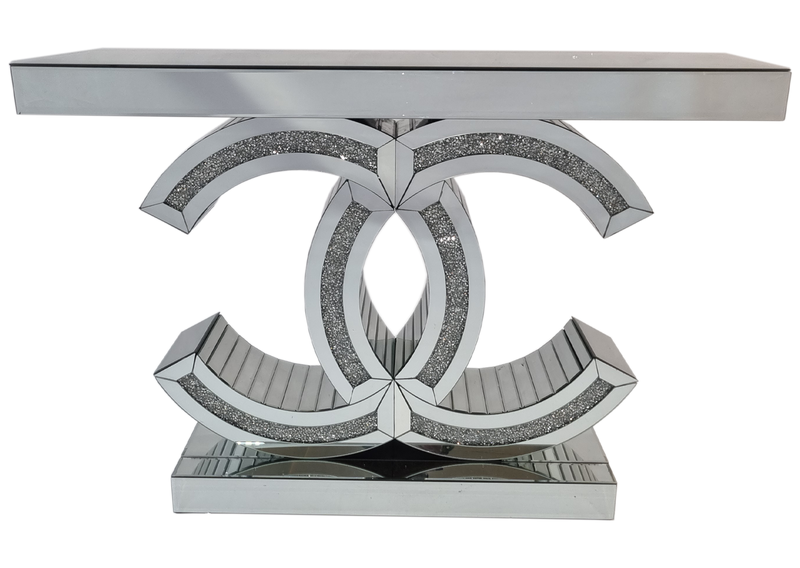 Cassandra Console Table Silver