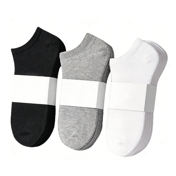 6 Pairs Of Spring And Summer Anti Odor And Sweat Absorbing Boat Socks
