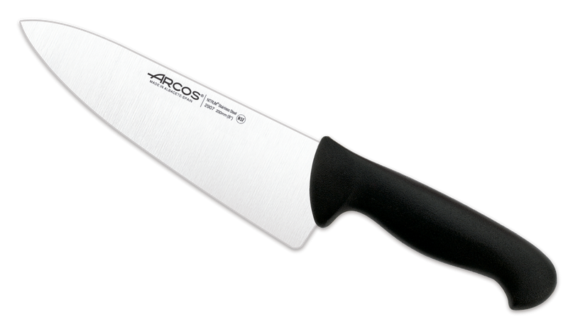 Knife 200mm Chef's Wide Blade With Polypropylene Handle Arcos - 2900 Series