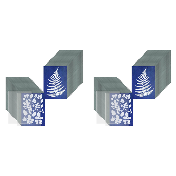 Sun Print Paper Kit Cyanotype Paper 30 Sheets Cyanotype Paper