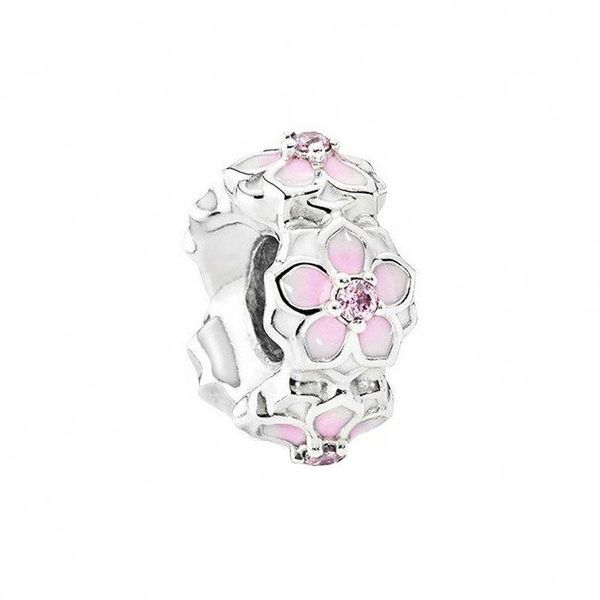 Magnolia Flower Spacer Charm