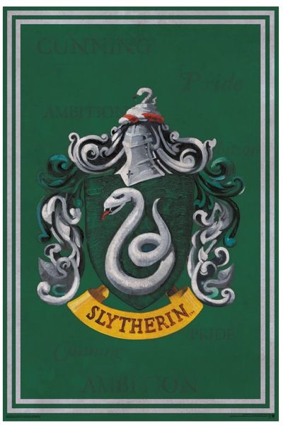Harry Potter - Slytherin Crest Poster