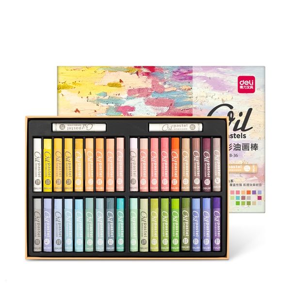 Deli Oil Pastels 36PCs - Macaron