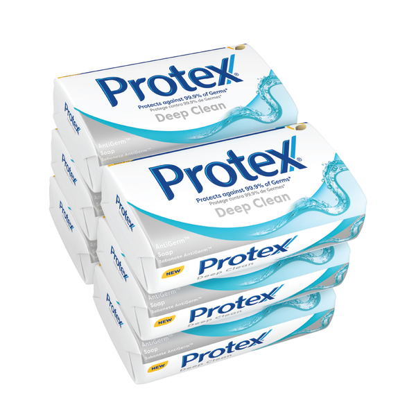 Protex Deep Clean Antigerm Bath Soap, Value Pack - 6 x 150g