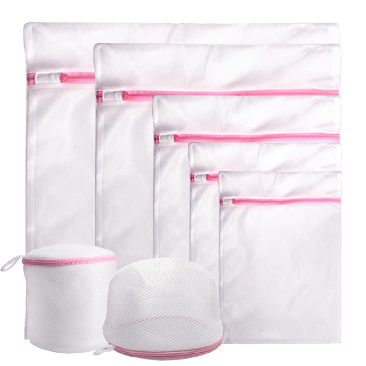 Bra Special Laundry Bag With Zipper Polyester Laundry Basket Mesh