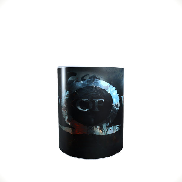 God Of War Battle Logo - Background - Coffee Mug