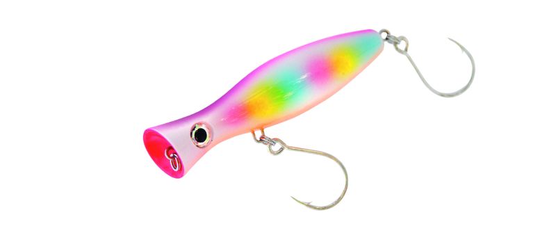 Rattler Fishing Popper Lure 12cm 43g Colour Rainbow Icecream
