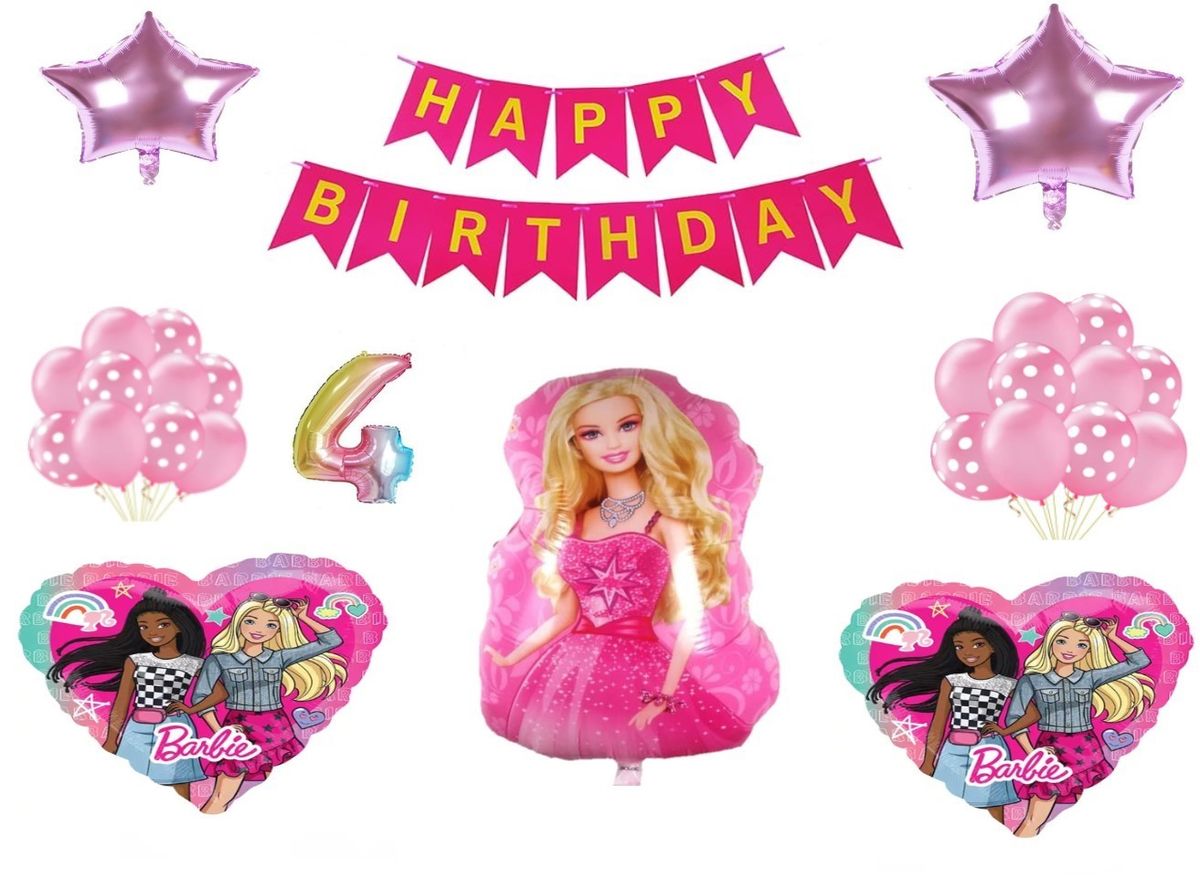 Barbie Balloon Decoration Set for 4 year | Shop Today. Get it Tomorrow! | takealot.com
