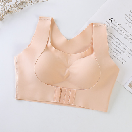 Front Hooks Stretch-Lace Super-Lift and Posture Correction Bra