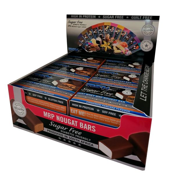 PSNLifestyle Sugar Free MRP Nougat Bars - Cinnamon Pancake - 12EA