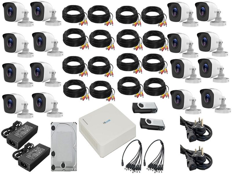 HiLook 16Channel 2MP Bullet Camera Kit WITH 1TB HDD +2 Flash drive Free
