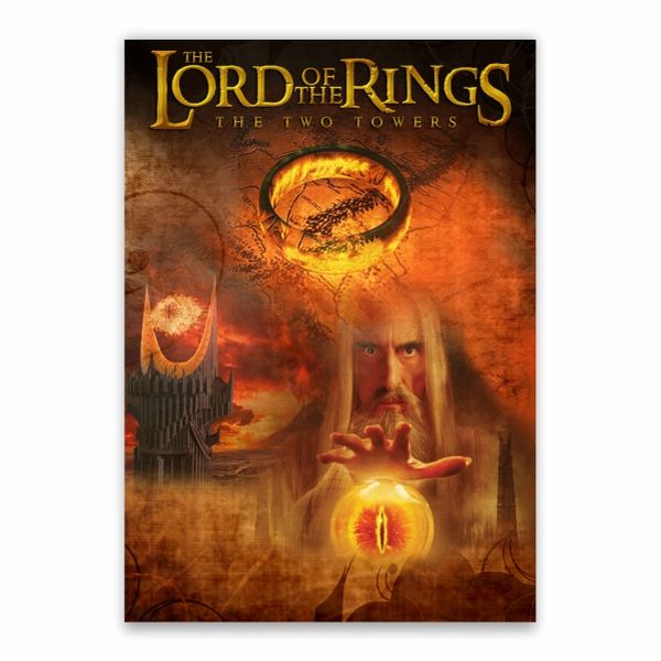 The Two Towers Map Poster - A1