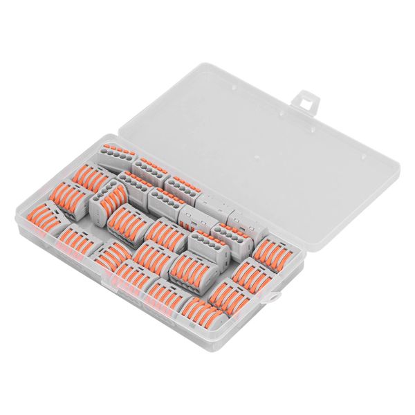 Electrical Wire Connectors 26PCS, Quick Press Fit Terminals with Storage