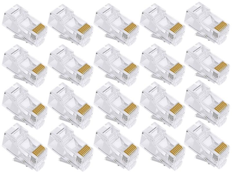ZATECH RJ45-CAT5 Connector (Pack of 20)