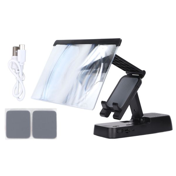 Foldable Phone Screen Magnifier w/Bluetooth 5.0 Speaker