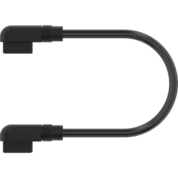 Corsair iCUE LINK Cable, 2x 135mm with Slim 90 connectors, Black