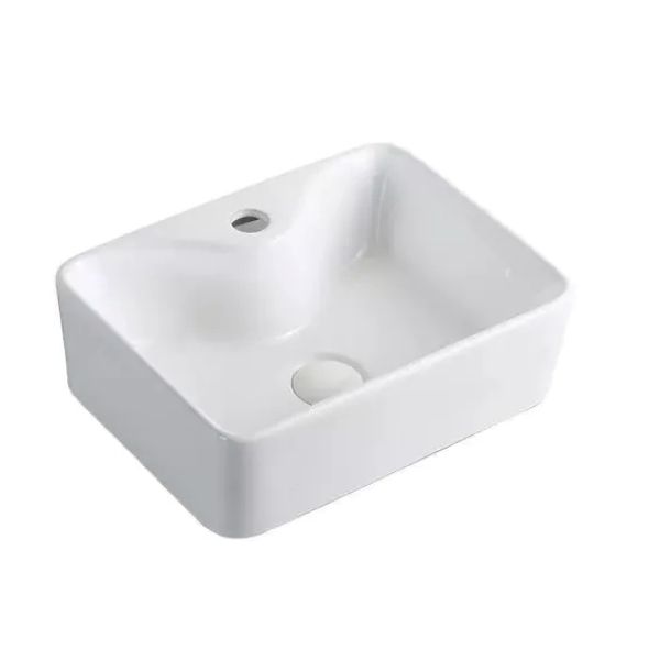Basin Freestanding Menorca Solo White 40x30x13cm