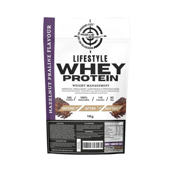 Rogue Legion Lifestyle Whey Protein - 1kg - Hazelnut Praline