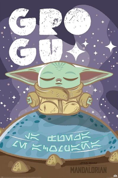 Star Wars: The Mandalorian (Grogu Cuteness) Poster