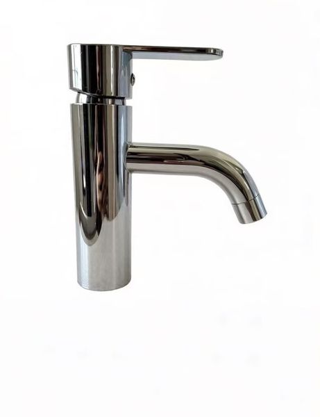 Modern Single Hole Bathroom Faucet - Chrome Mixer Tap