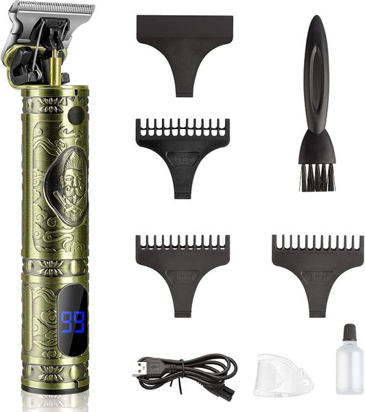 FA PLUS Cordless Hair Clipper, Beard Trimmer With LED Screen