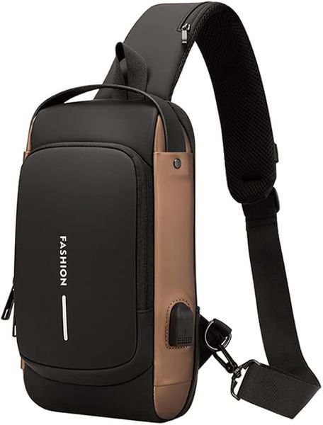Anti-Theft Shoulder Bag with USB Port