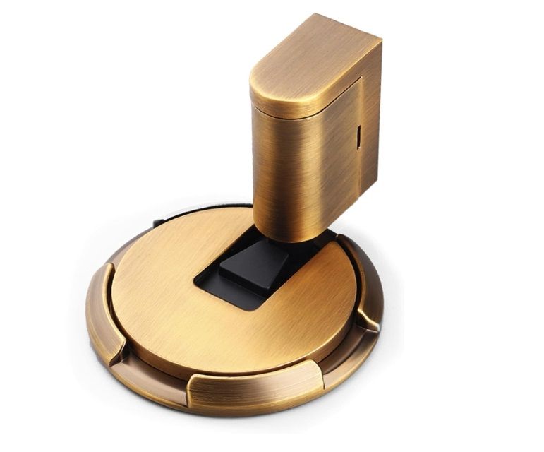 Wallfire Mechanical Door Stopper, Magnetic Height- Adjustable Door Stop