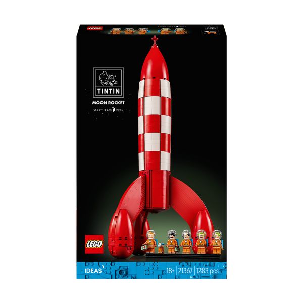 LEGO Ideas Tintin Moon Rocket Building Kit for Adults 21367