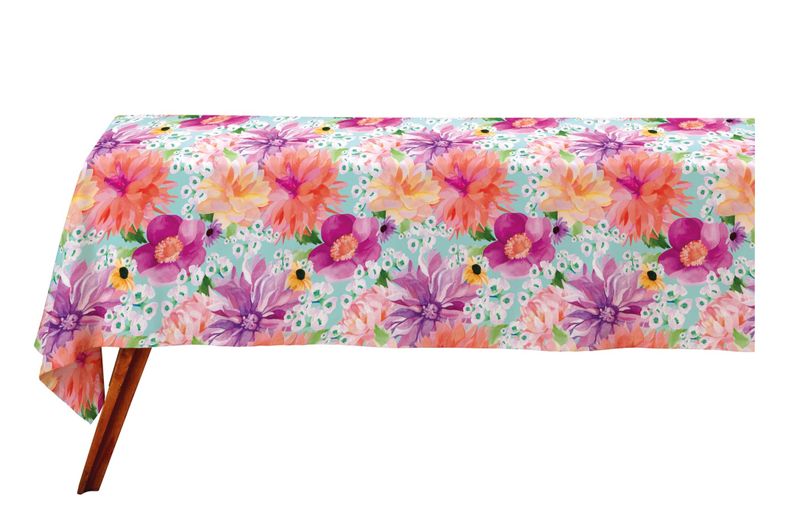 Maxwell and Williams Dahlia Daze Tablecloth 270 x 150cm