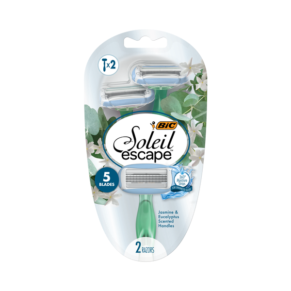 BIC Soleil Escape Women's Disposable Razors, Scented 5 Blade Razor