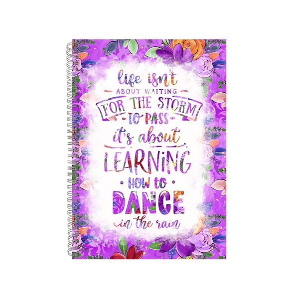 Life Isn't About Waiting Notebook Faith Gift Idea A4 Notepad Pad 80