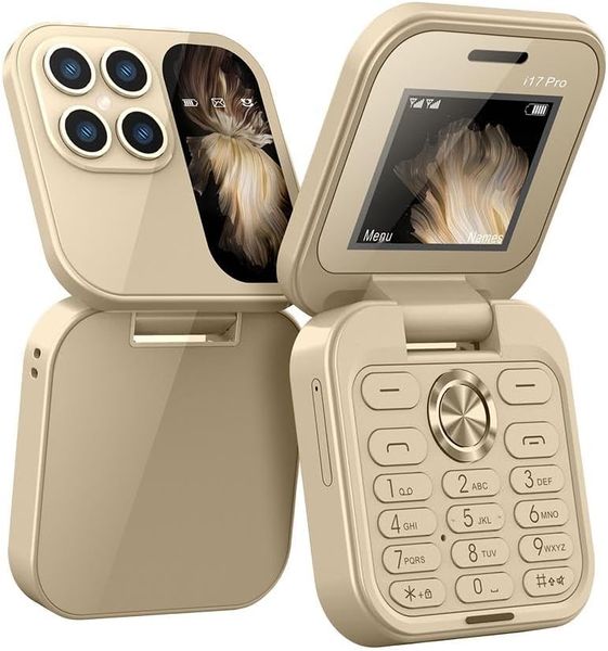Mini Foldable Small Mobile Phone - 2G Double SIM