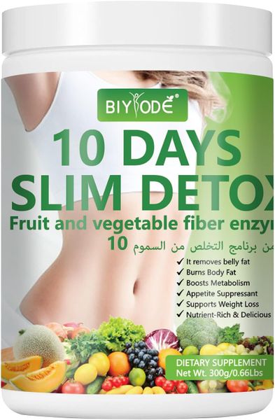 BIYODE 10-Day Slimming &amp; Detoxifying Fruit and Vegetable Fiber Enzyme Shake