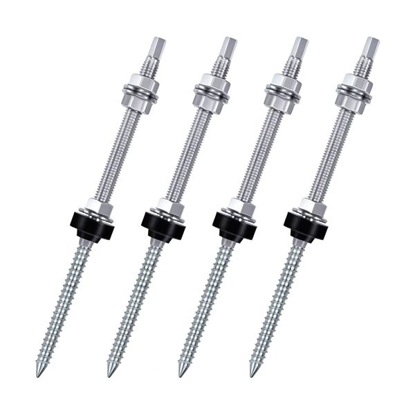 Hanger Bolts of Stainless Steel for PV Solar Mounting