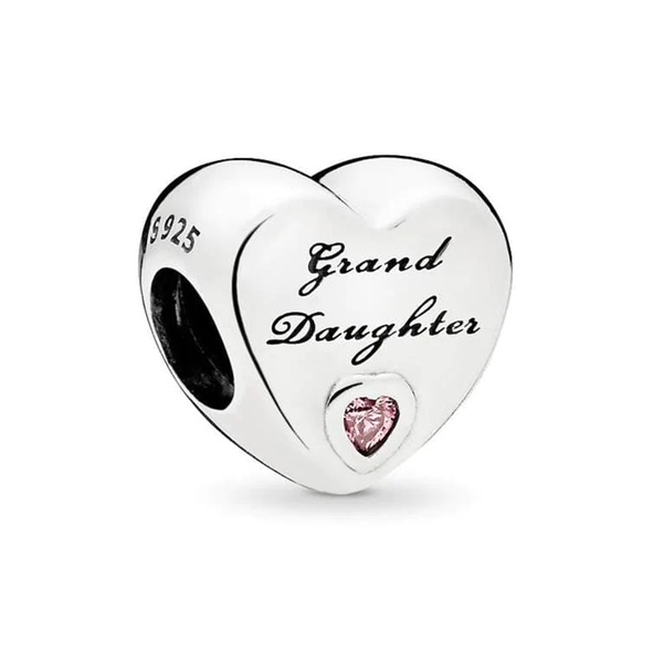 925 Sterling Silver Grand Daughter Bracelet Charm - Pendant