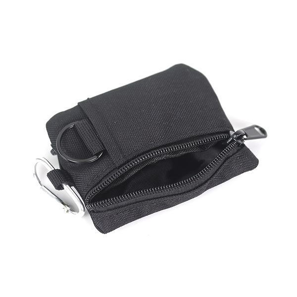 Mini Zipper Coin Purse Key Pouch Canvas Card Holder Bag