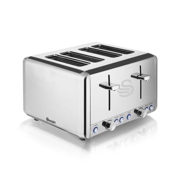 Swan Classic 4 Slice Stainless Steel Toaster