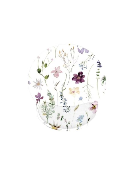 Floral Print Mouse Pad - Multicolor