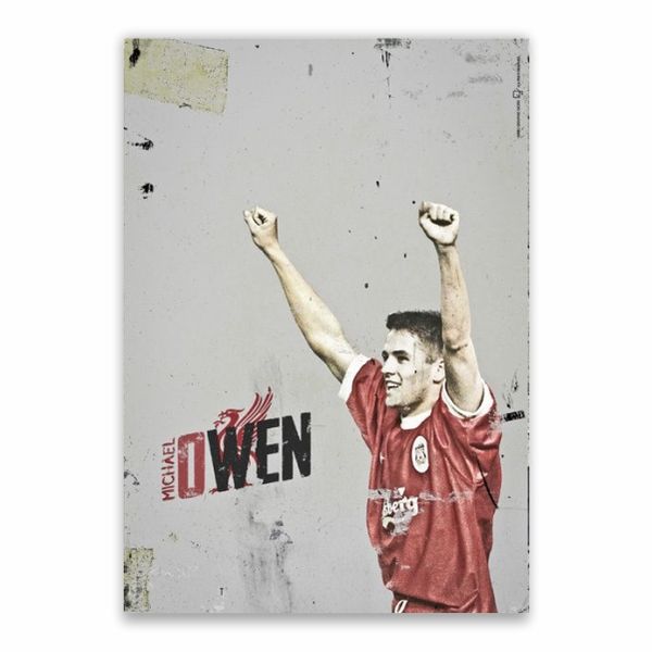 Michael Owen Liverpool Poster - A1