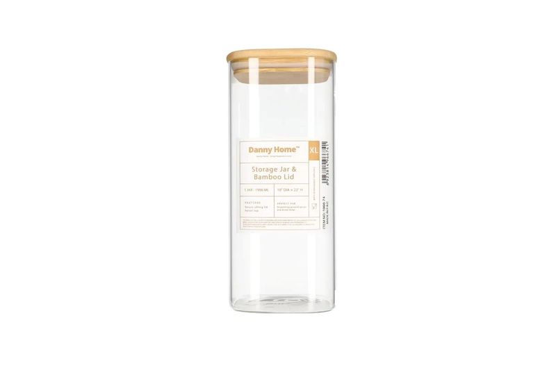 Storage Jar with Bamboo Lid 1900ml (XL)
