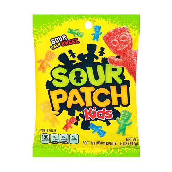 Sour Patch Peg Bag Kids 141g Shop Today Get It Tomorrow