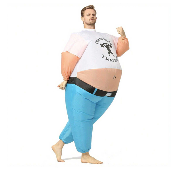 Inflatable Personal Trainer Suit Costume