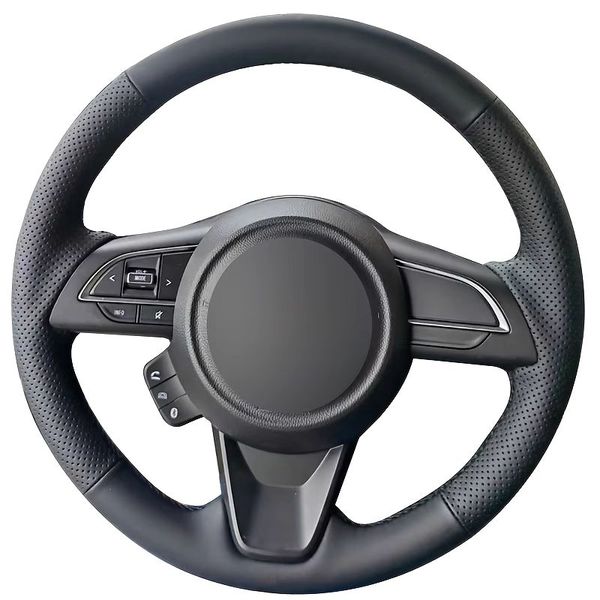 Valz Hand-Stitched Steering Wheel Cover for Suzuki &amp; Toyota - Custom Fit